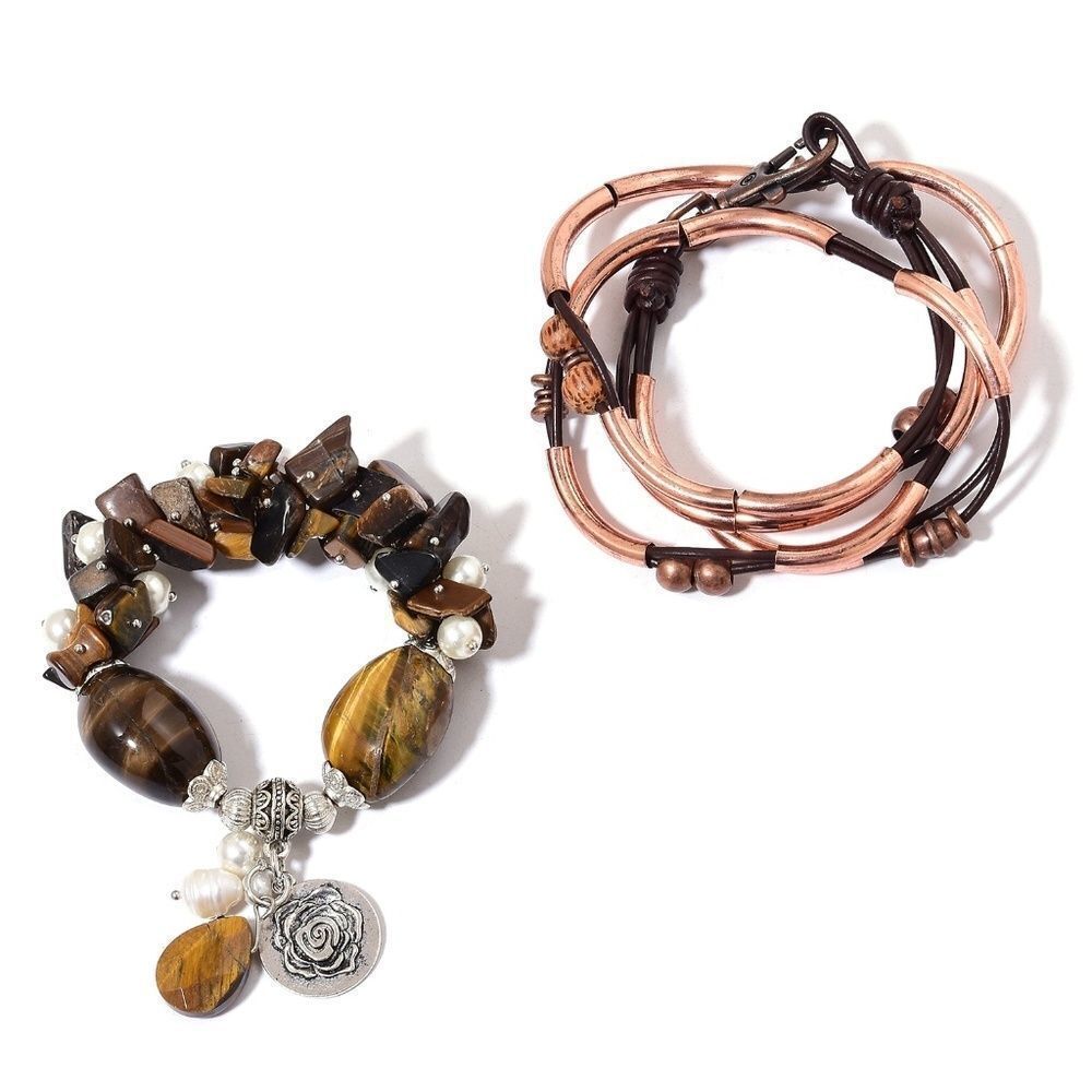 Tigers Eye Necklace or Wrap Bracelet